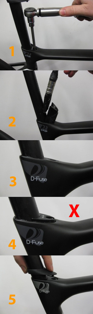 Adjusting your saddle height - Giant carbon bikes with D Fuse seatpost