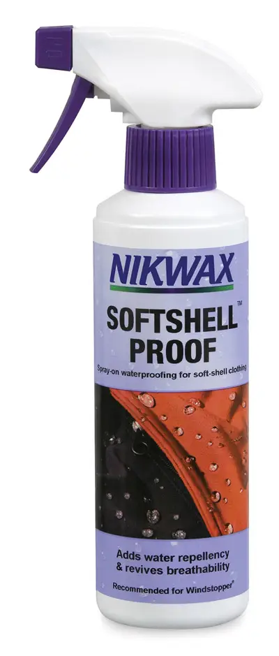 Nikwax Soft Shell Spray Proof 300ml - 1 Podium Point
