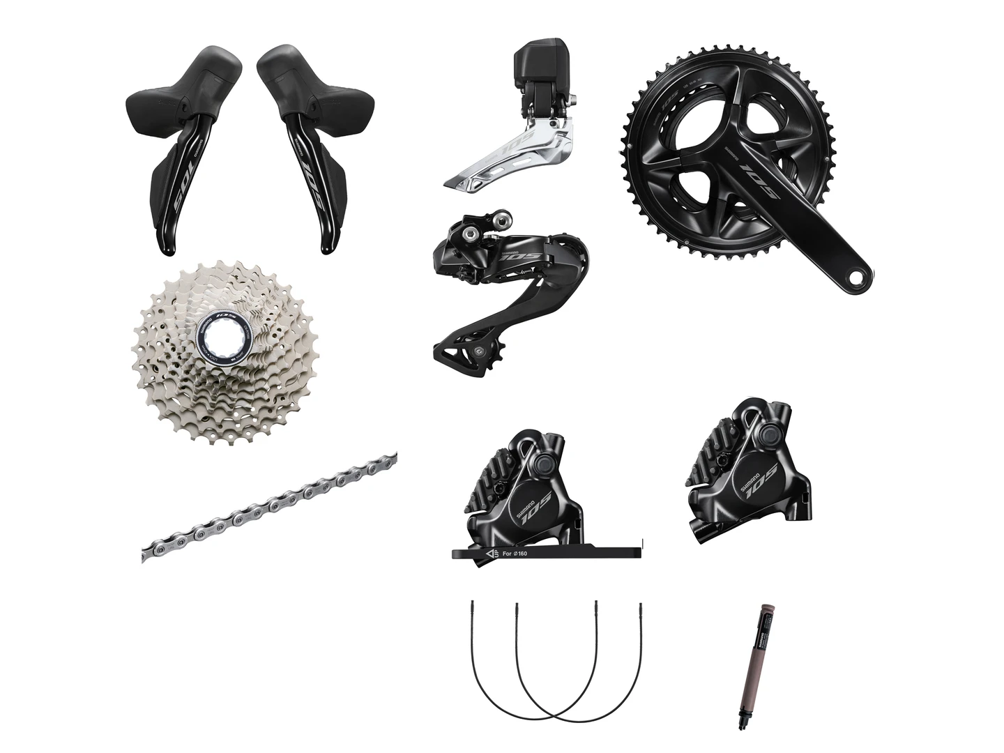 Large Shimano 105 Di2 Groupset