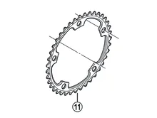 Shimano FC6700 Ultegra 39T Chainring Silver