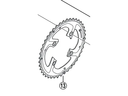 Shimano M985 XTR 40T AG Double Chainring