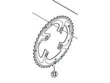 Shimano M985 XTR 40T AG Double Chainring