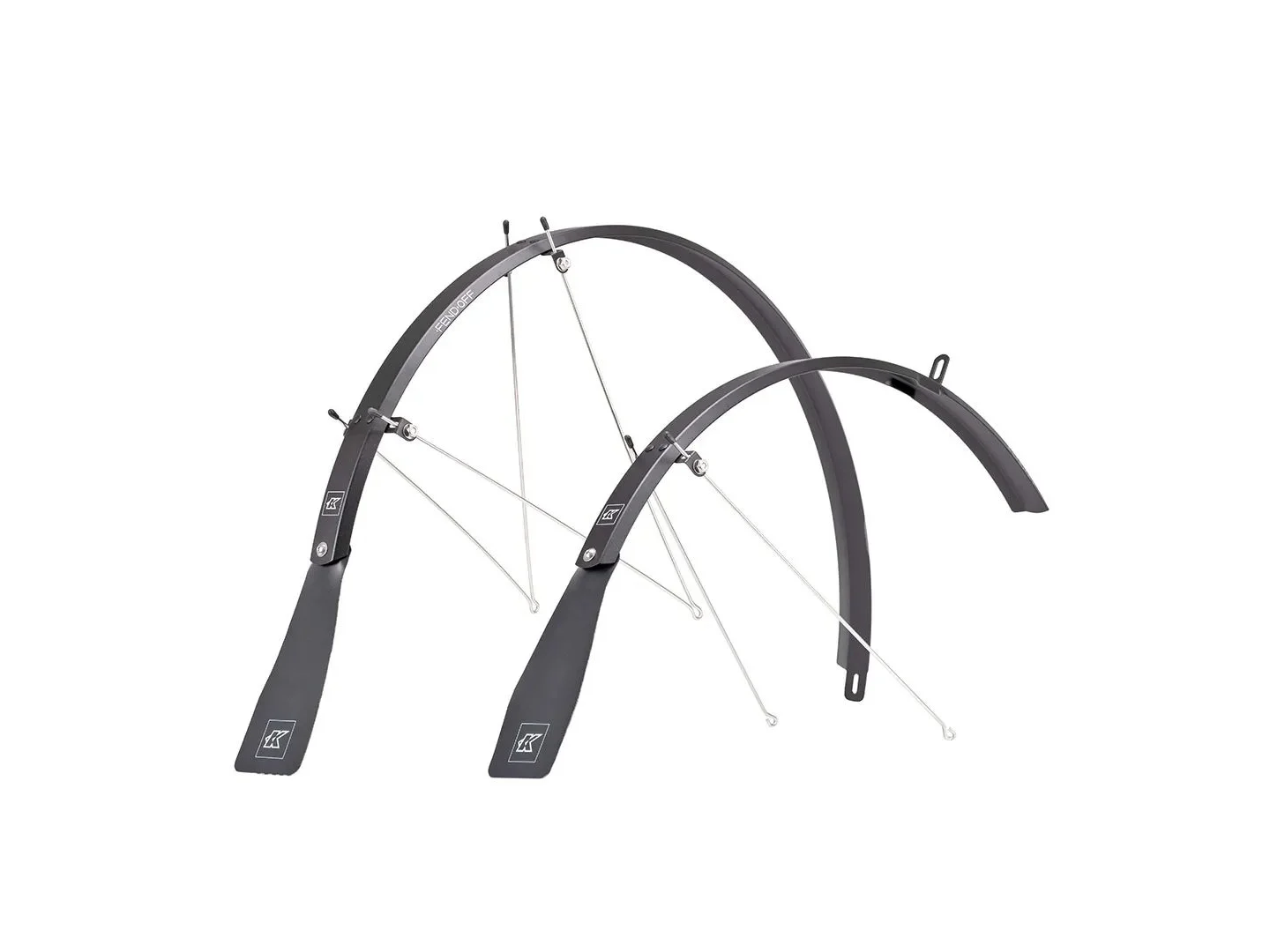 Large Kinesis Fend Off Mudguards Black 700c