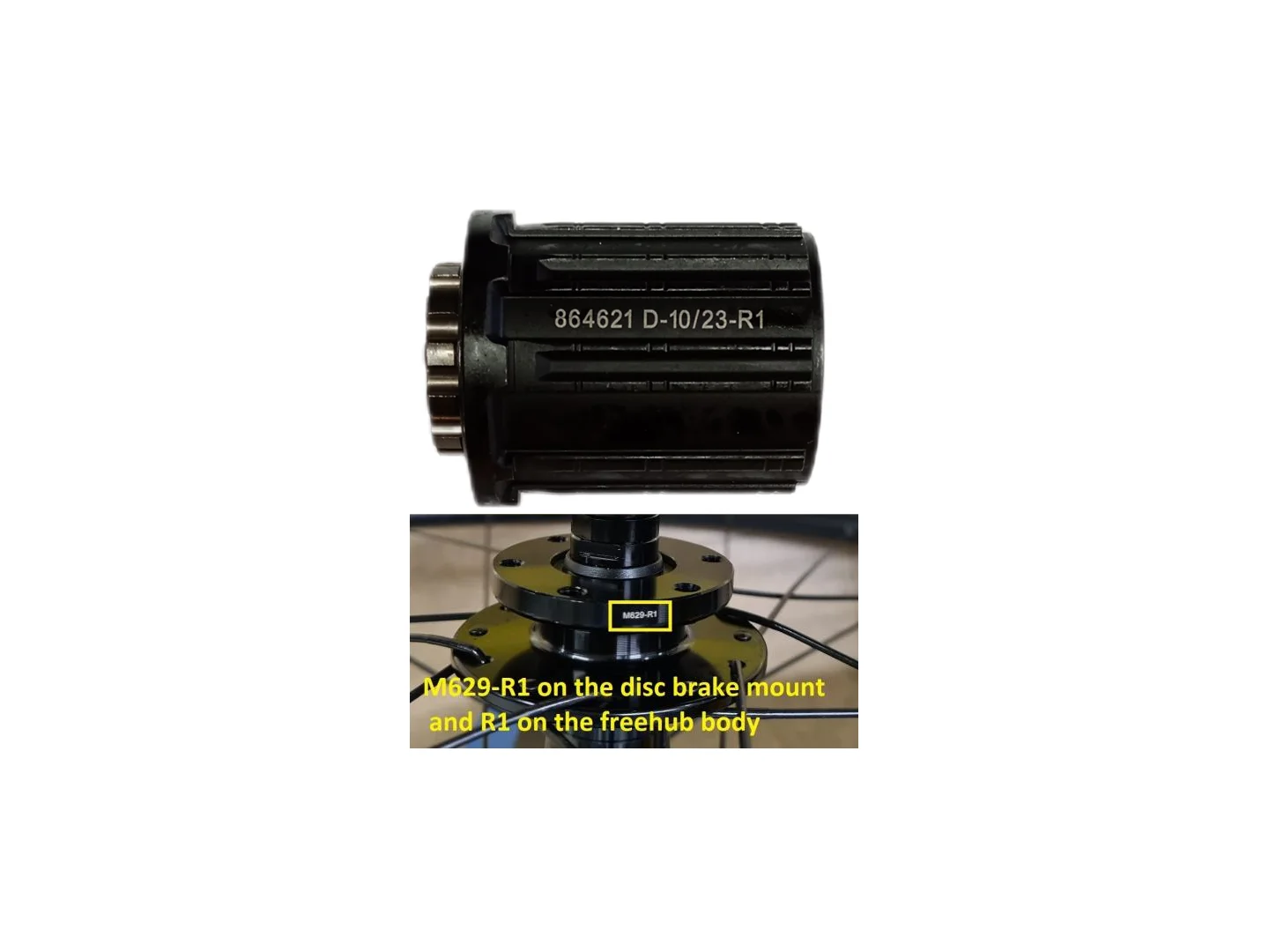 Large Giant M629-R1 Freehub Body Shimano 11speed
