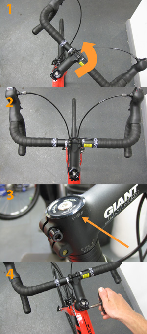 Straightening your handlebars