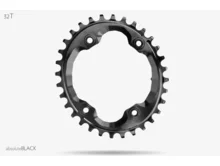 Absolute Black Oval Chainring XTR M9000 Black