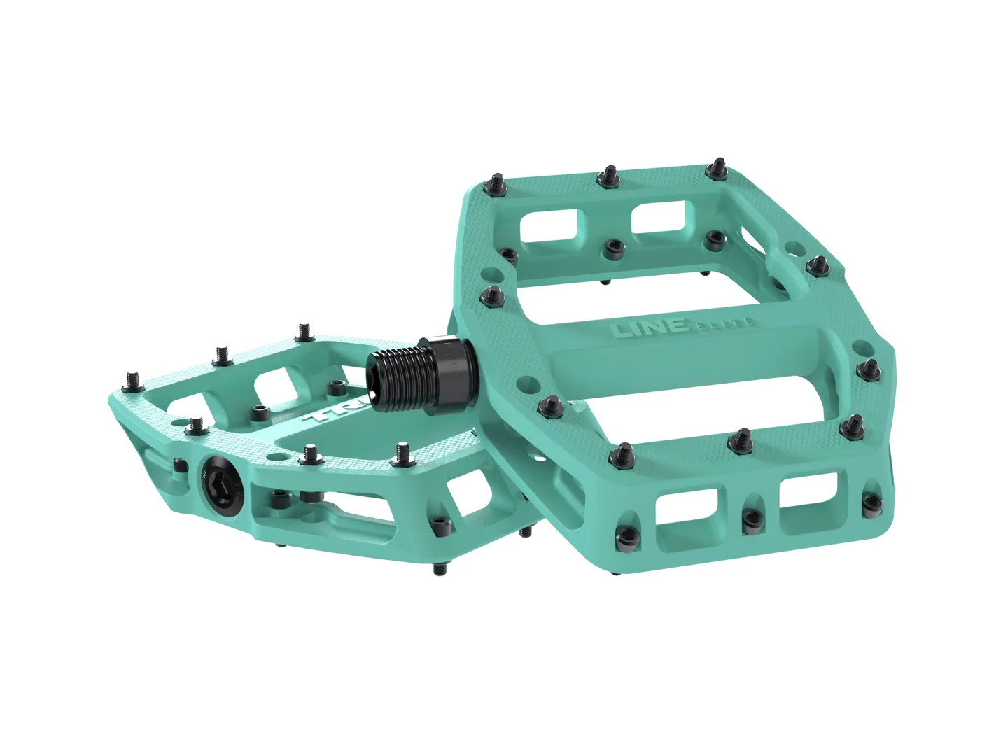 Large Trek Line Elite Pedals Miami Green