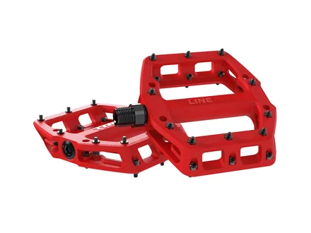 Trek Line Elite Pedals Radioactive Red