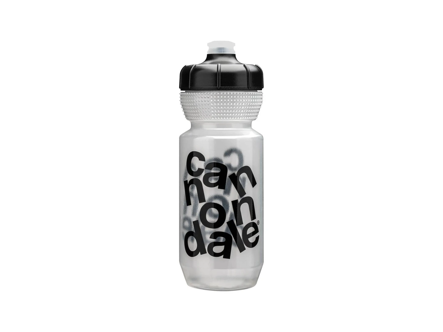 Large Cannondale Gripper Stacked Bottle Clear 600ml