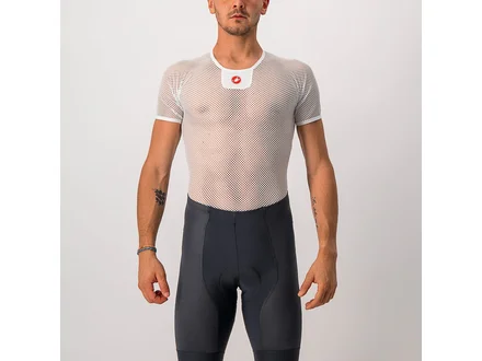 Castelli Core Mesh 3 Short Sleeve Base Layer White