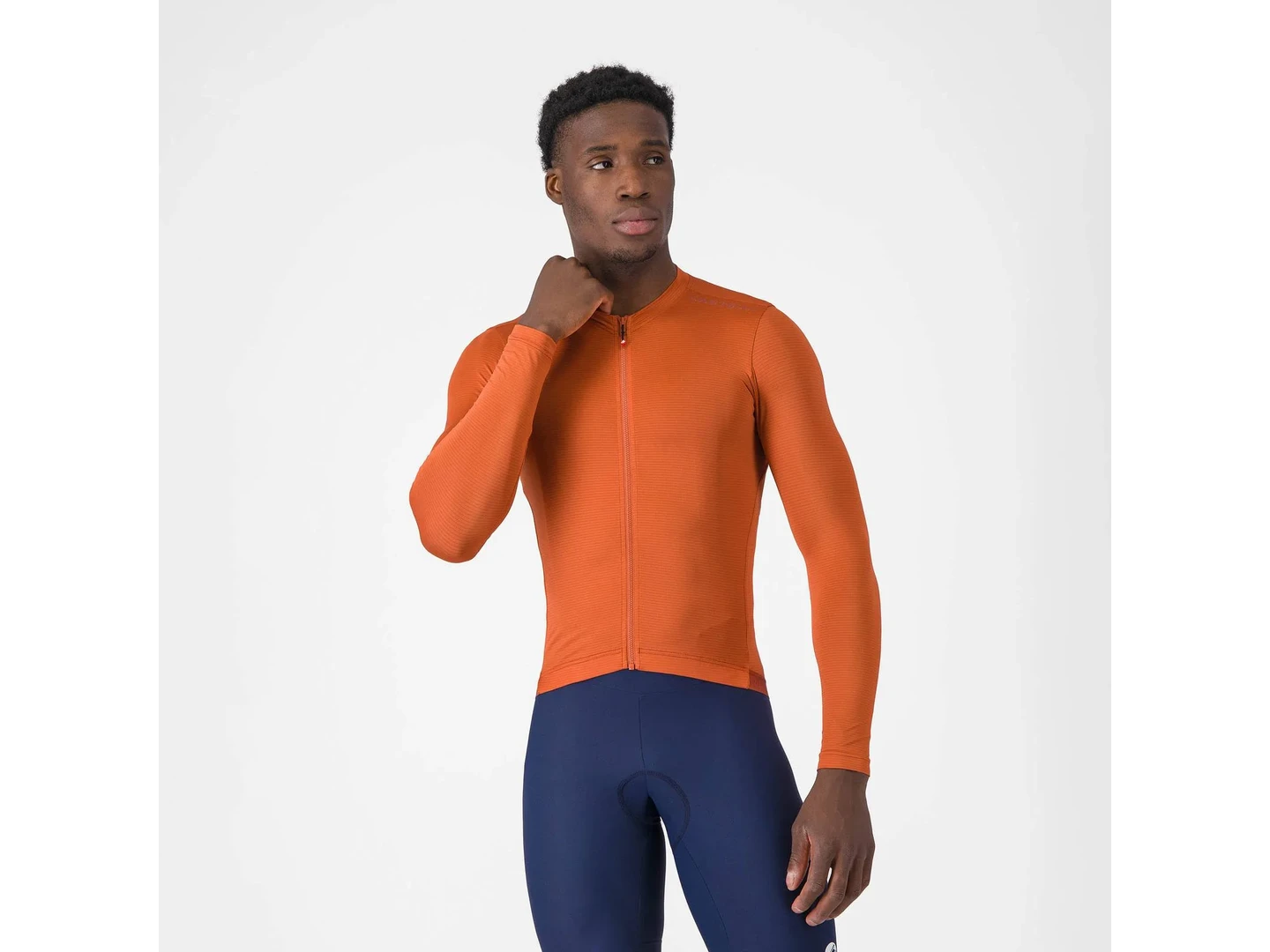 Large Castelli Espresso 2 Long Sleeve Jersey Paprika