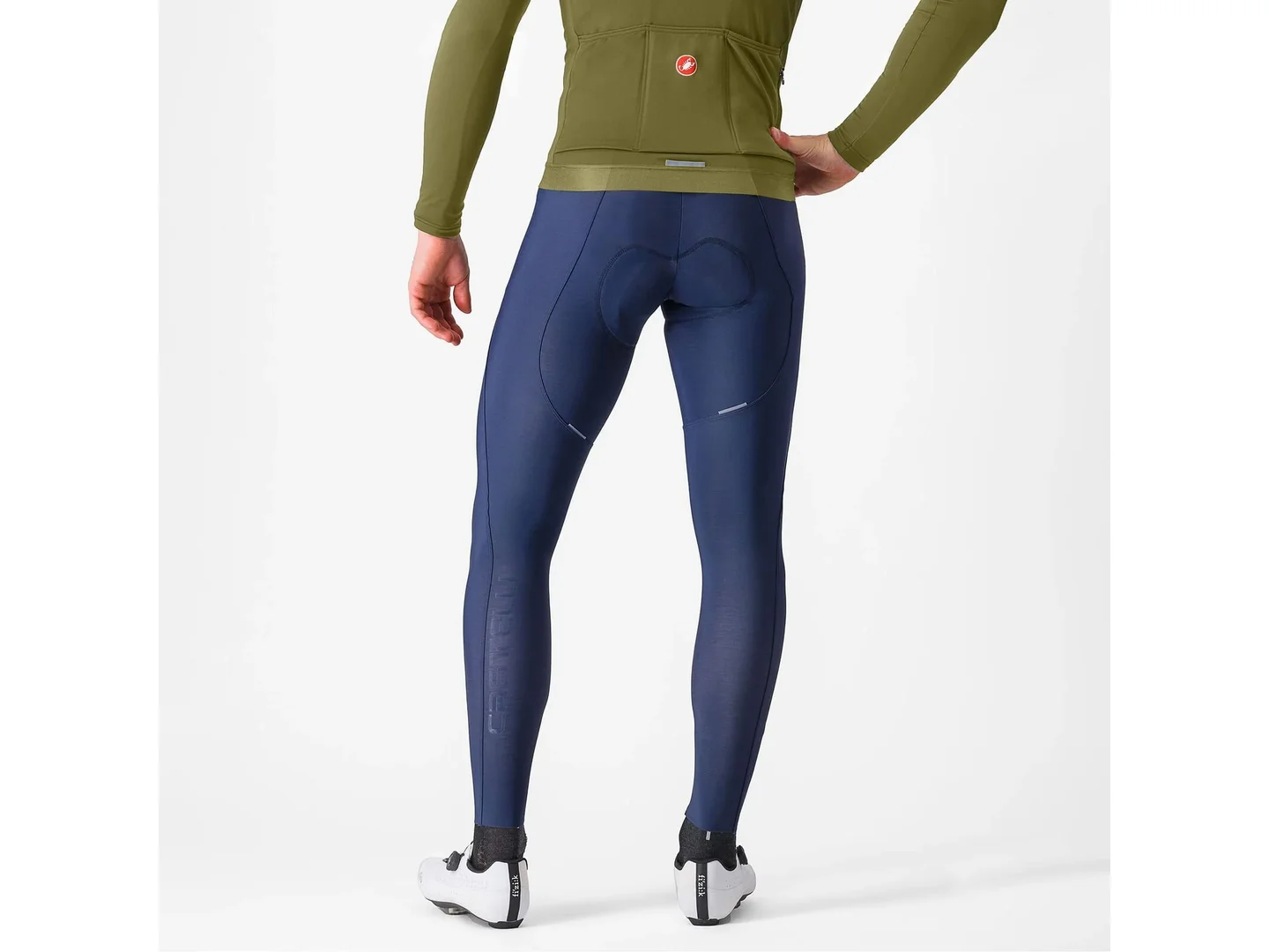 Large Castelli Espresso Bib Tights Belgian Blue