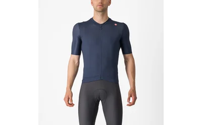 Castelli Espresso Jersey Belgian Blue/Silver Moon
