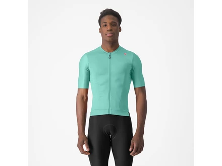 Castelli Espresso Jersey Pool Blue/Dark Grey