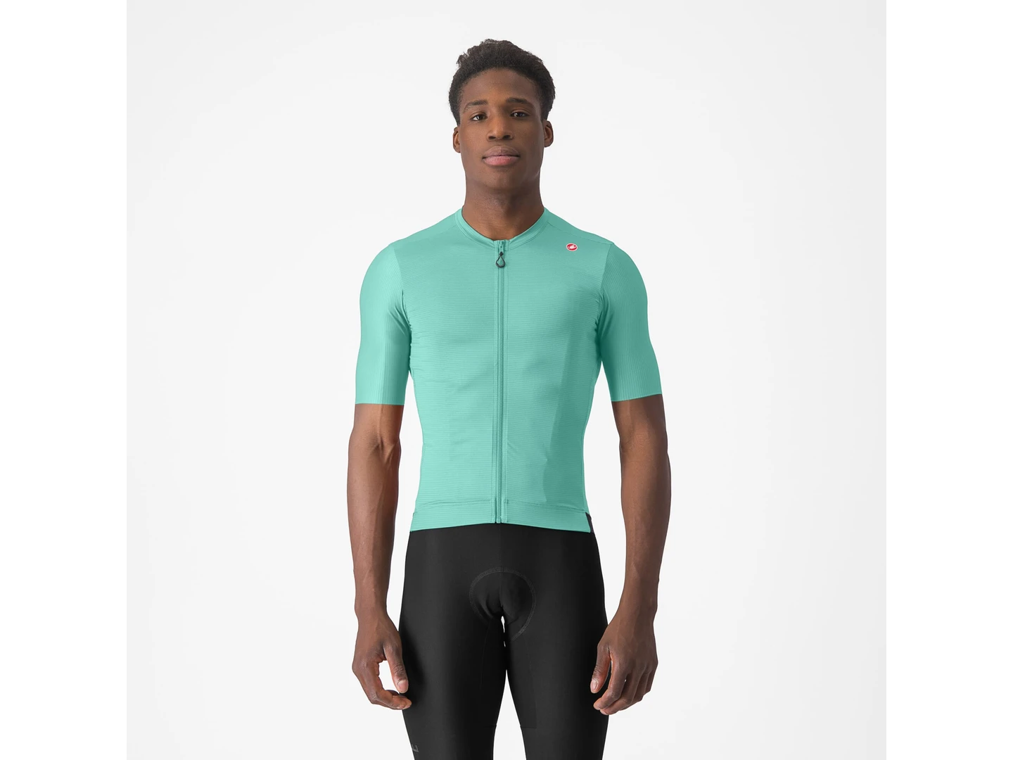 Large Castelli Espresso Jersey Pool Blue/Dark Grey