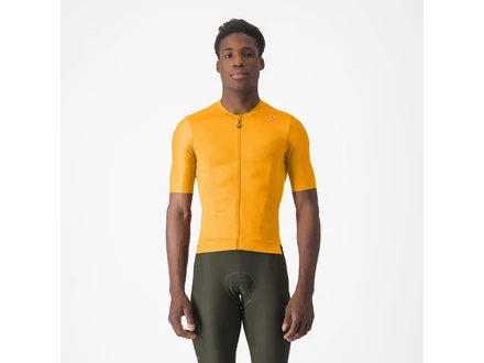 Castelli Espresso Jersey Vivid Orange/Dark Grey