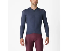 Castelli Espresso Longleeve Jersey Belgian Blue/Silver Moon