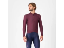 Castelli Espresso Thermal Jersey Bordeaux