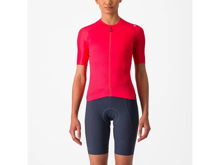 Castelli Espresso Women's Jersey Hibiscus/Dark Grey