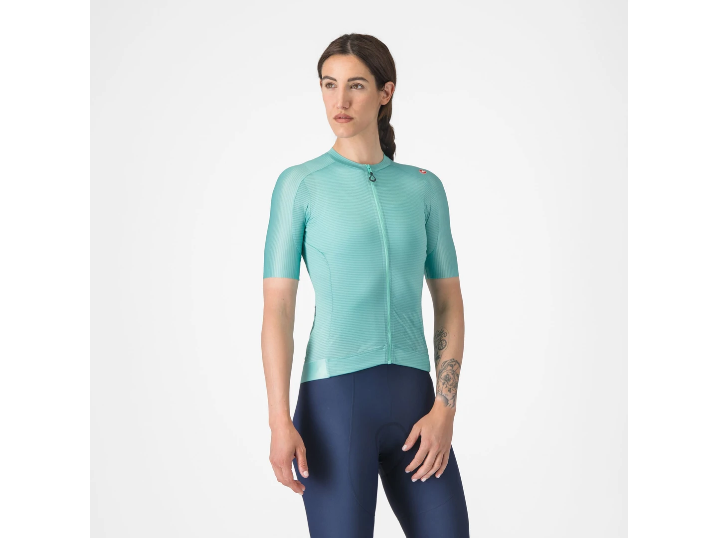 Large Castelli Espresso Women's Jersey Pool Blue