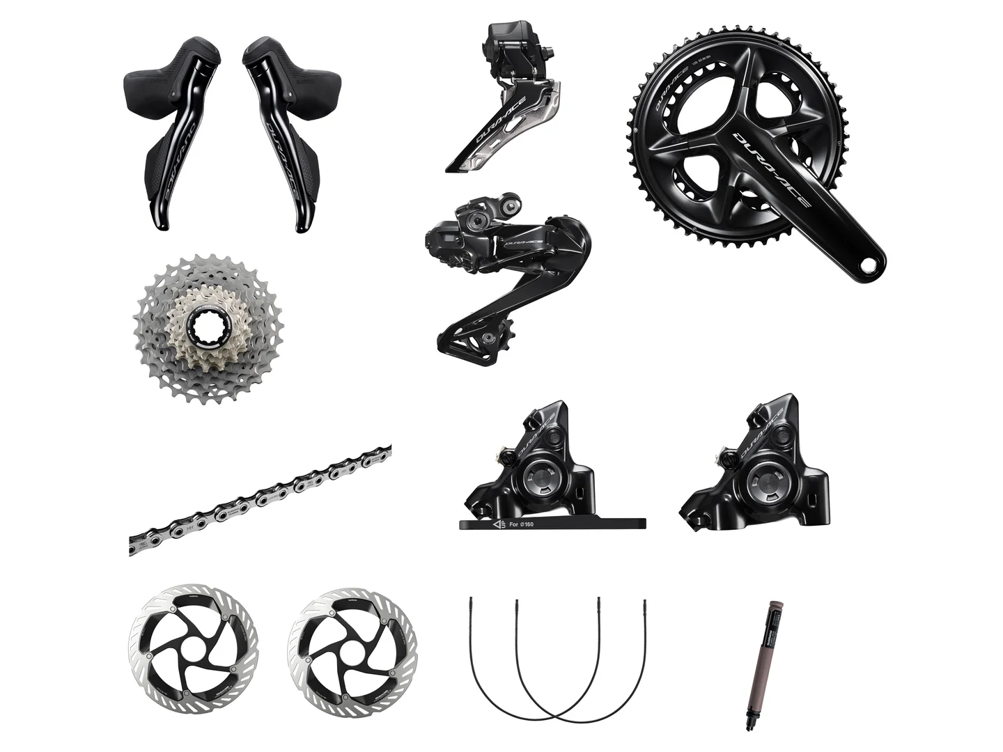 Large Shimano Dura Ace Di2 Groupset