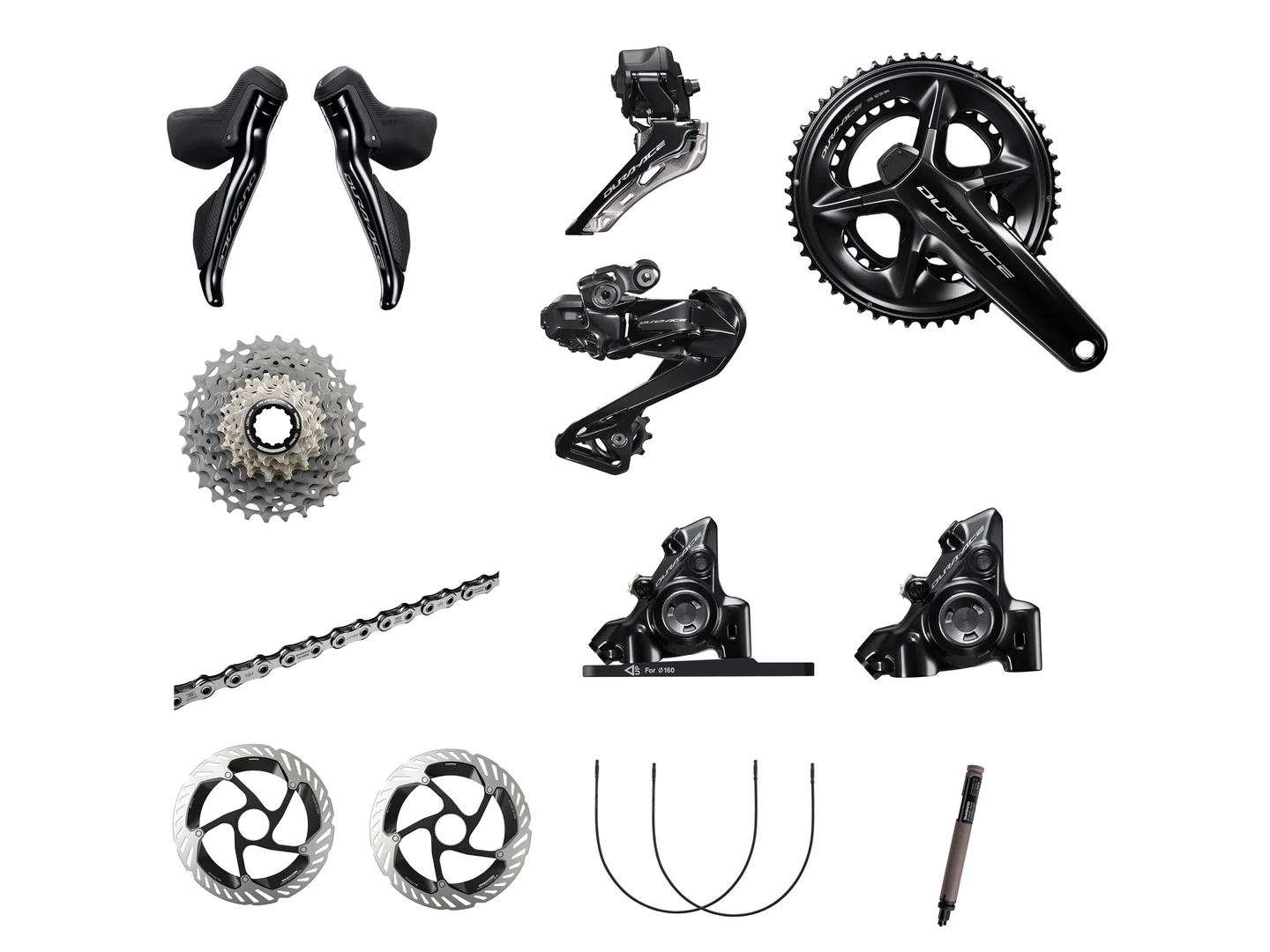 Large Shimano Dura Ace Di2 Groupset with Powermeter