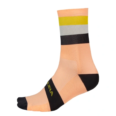 Endura Bandwidth Sock Neon Peach - 2 Podium Points