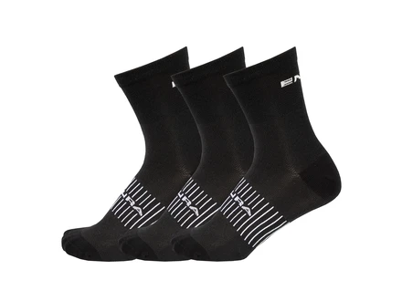Endura Coolmax Race  3-P Sock Black