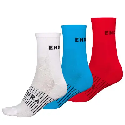 Endura Coolmax Race Sock Triple Pack - 3 Podium Points