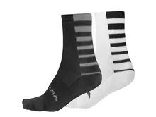 Endura Coolmax Stripe Socks Twin Pack Black