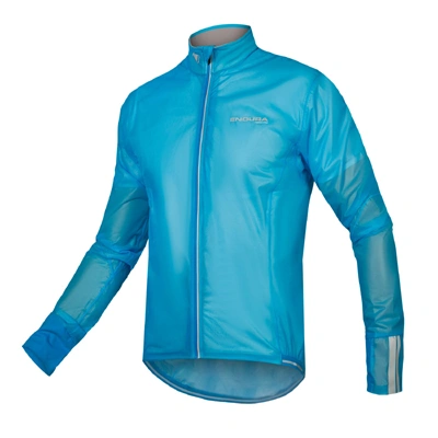 Endura FS260-Pro Adrenaline Race Cape II HiVizBlue