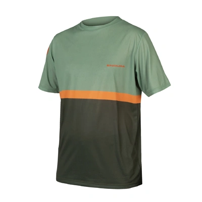 Endura SingleTrack Core Tee II Tangerine - 7 Podium Points