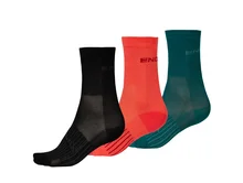 Endura Women's Coolmax Race Sock Triple Pack Black