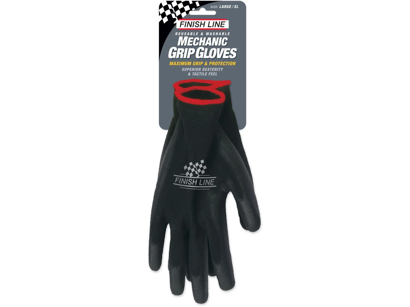 Large Finish Line Mechanics Gloves