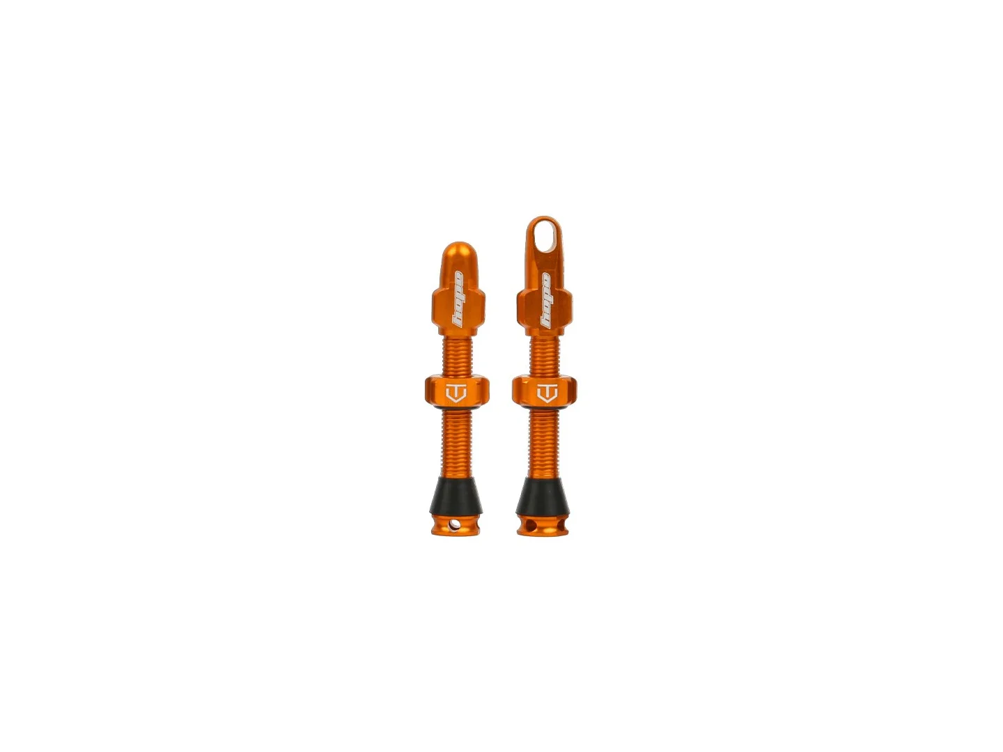 Large Hope Tubeless Valve Pair 40mm Orange