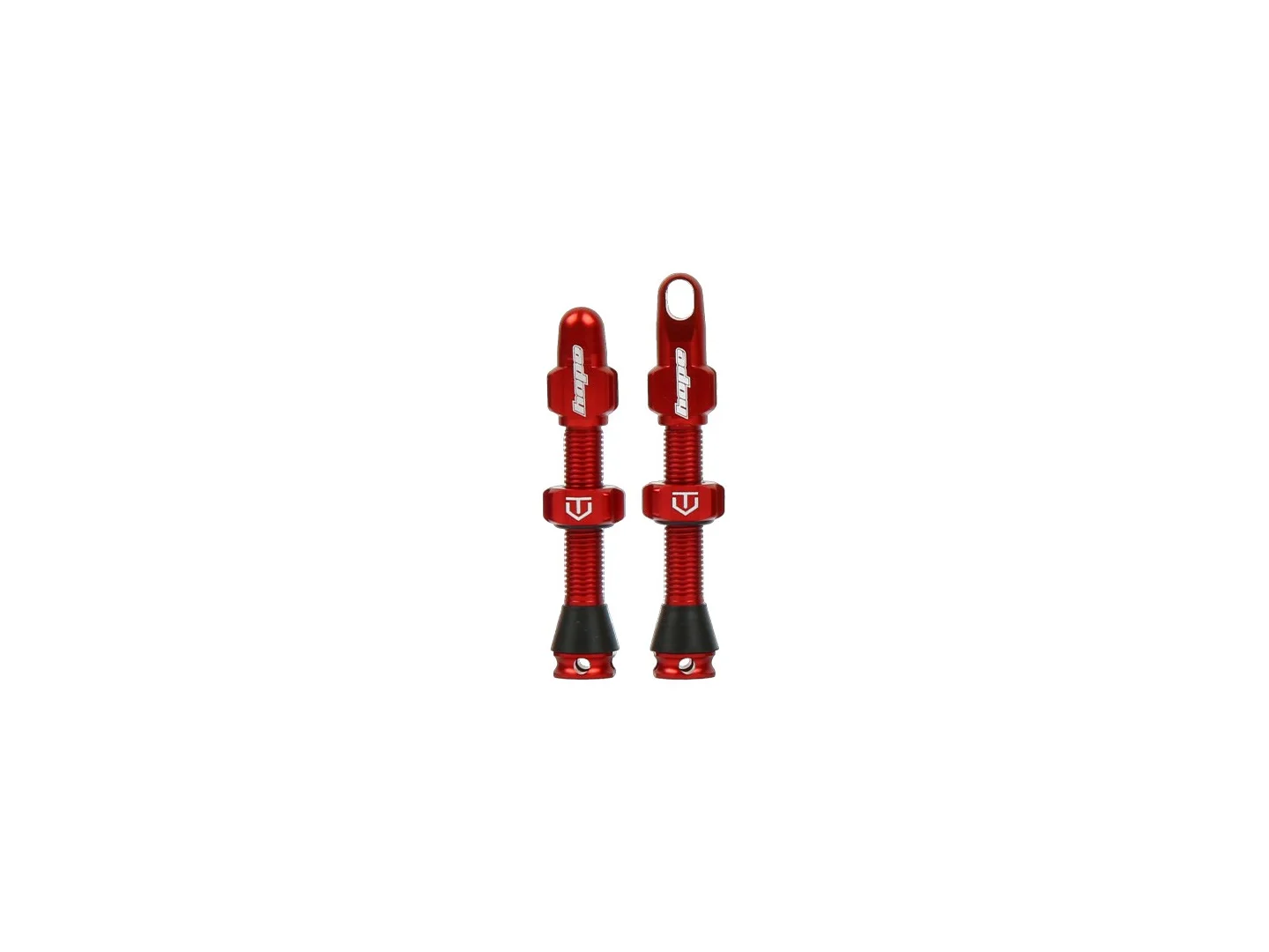 Large Hope Tubeless Valve Pair 40mm Red