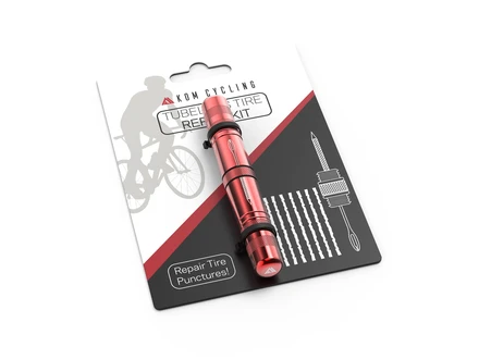 KOM Tubeless Tyre Repair Tool Red