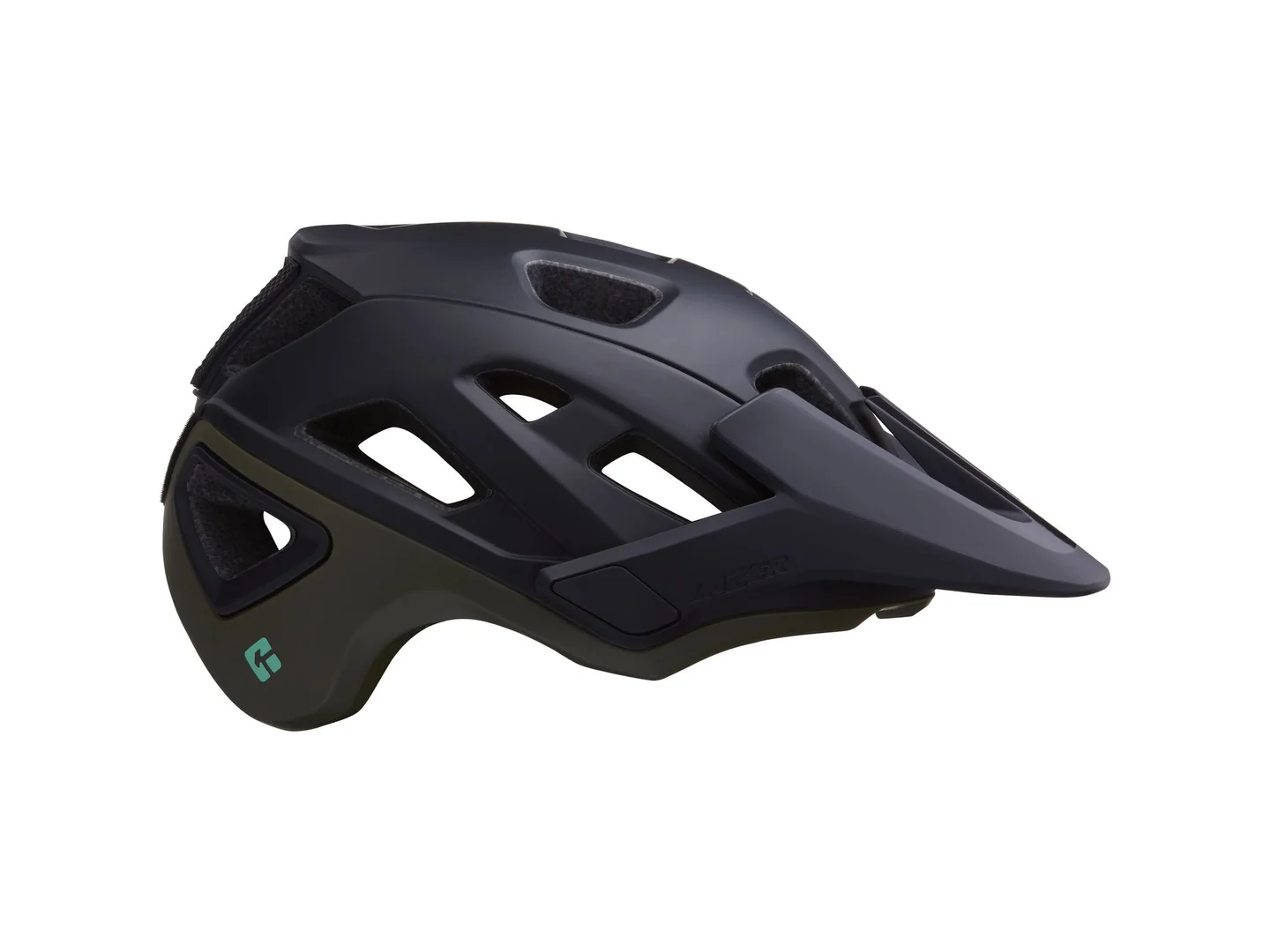 Large Lazer Jackal KinetiCore Helmet Matt Blue/Green