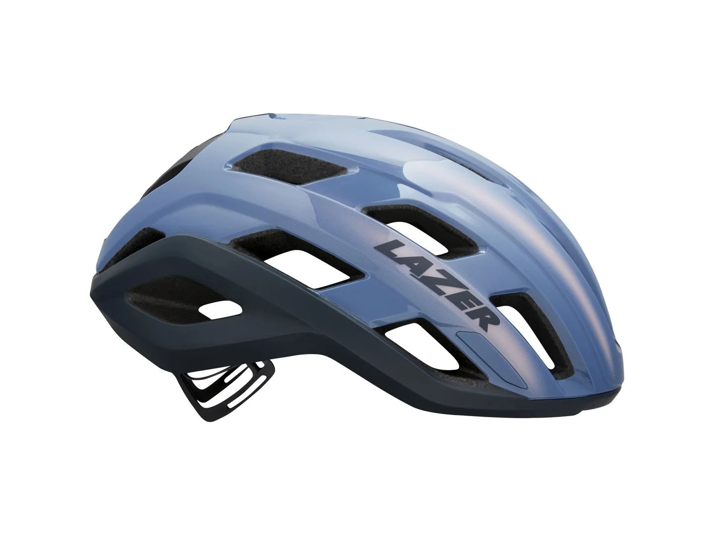 Large Lazer Strada KinetiCore Helmet Light Blue Sunset