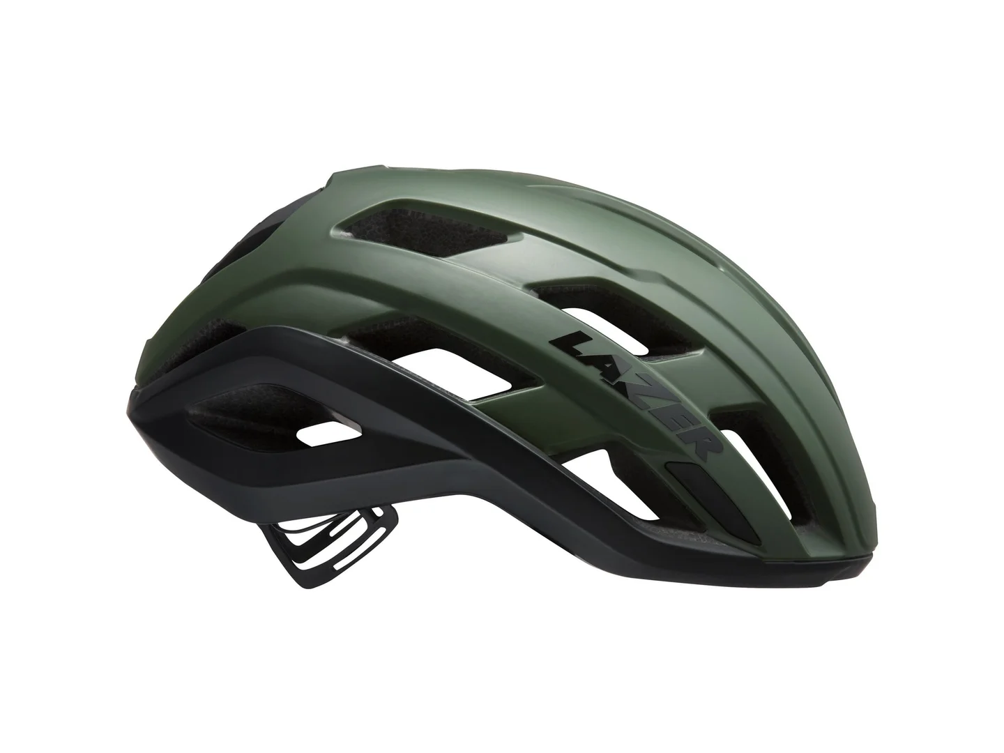 Large Lazer Strada KinetiCore Helmet Matt Green
