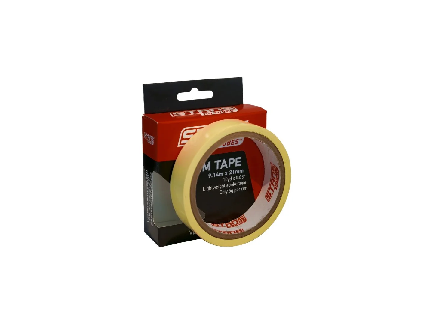 Large No Tubes Yellow Tape 10 Yard x 21mm