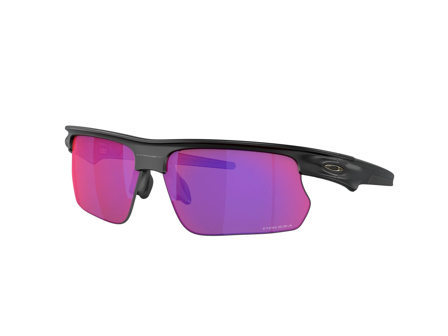 Large Oakley Bisphaera Matte Black Prizm Road