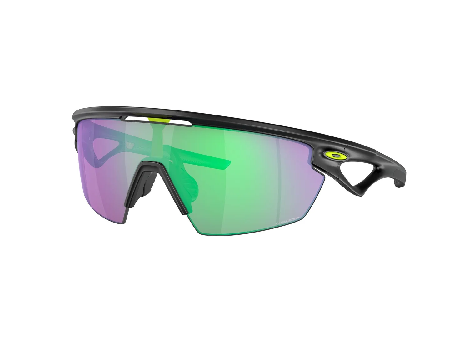 Large Oakley Sphaera Matte Black Ink Prizm Road Jade