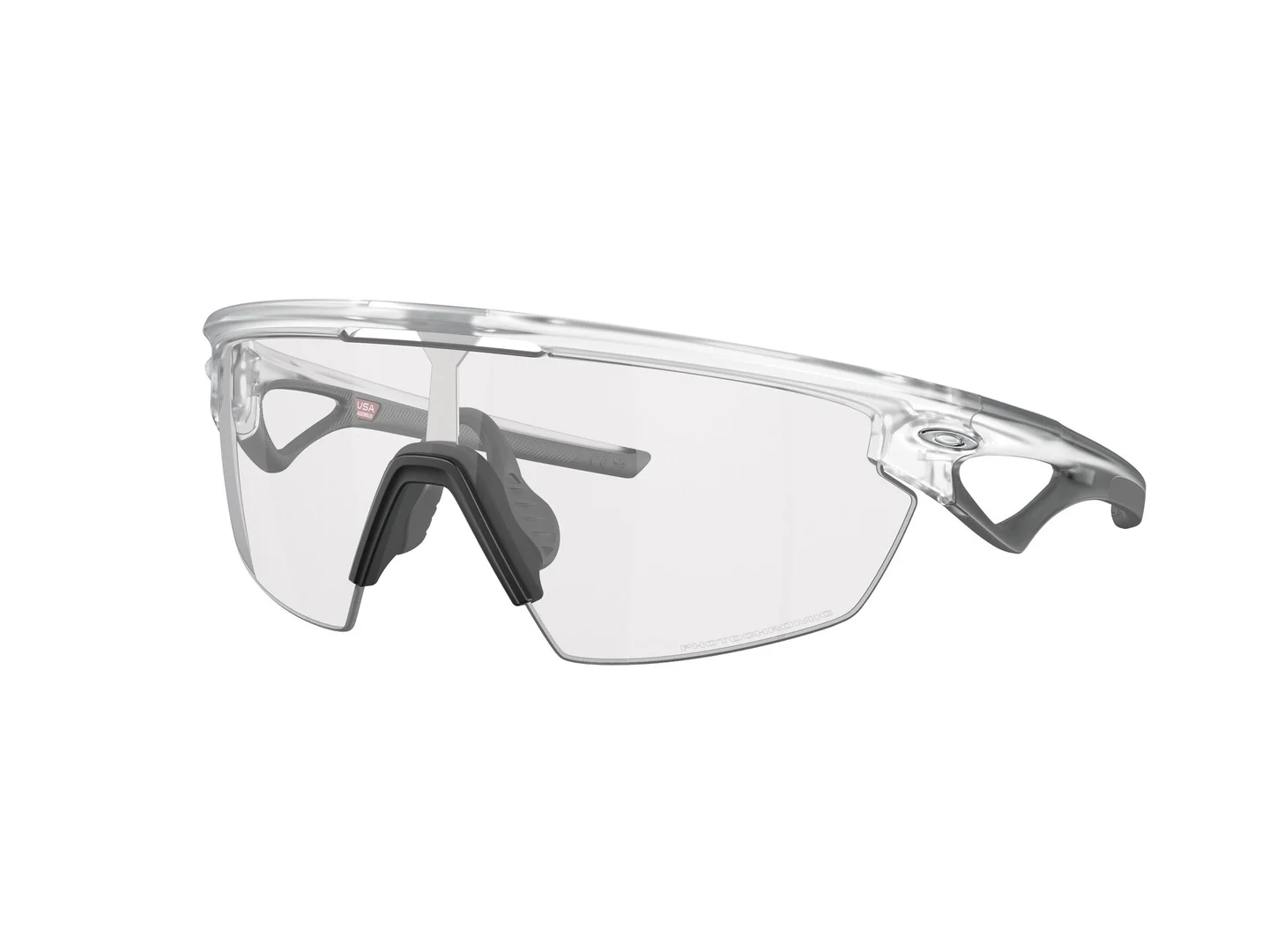 Large Oakley Sphaera Matte Clear Clear Photochromic