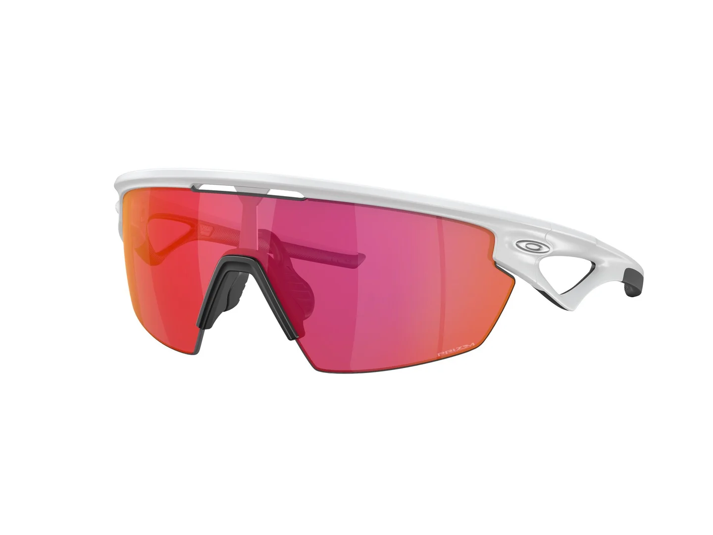 Large Oakley Sphaera Matte White Prizm Field