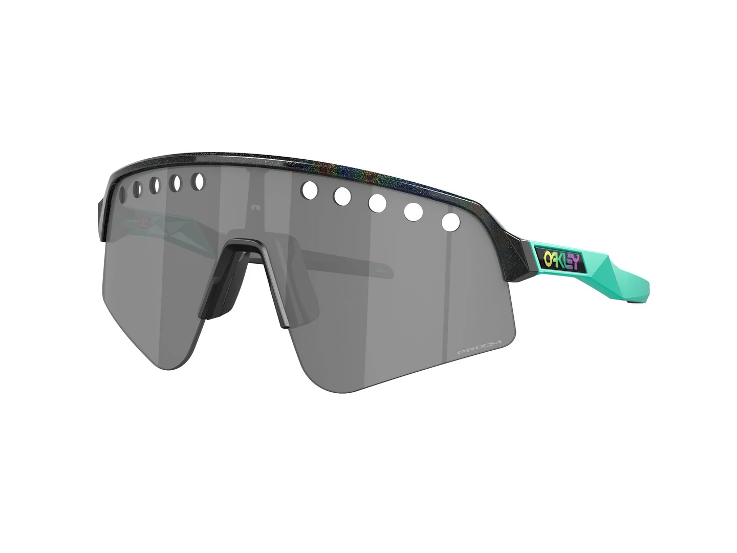 Large Oakley Sutro Lite Sweep Dark Galaxy Prizm Black