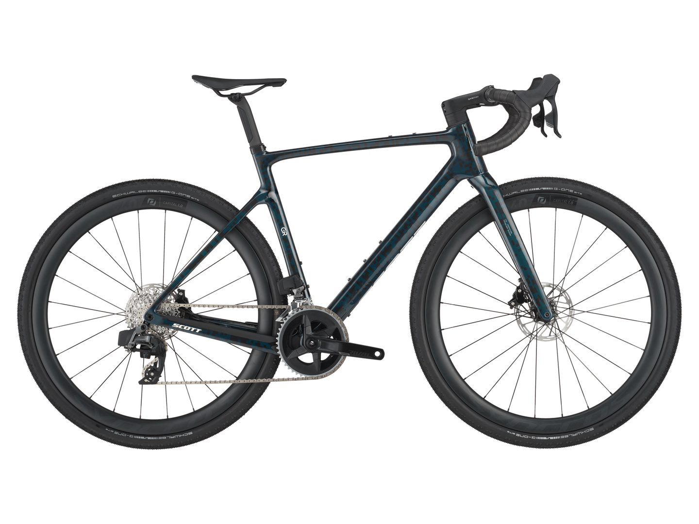 Large Scott Addict Gravel 20 Petrol Black