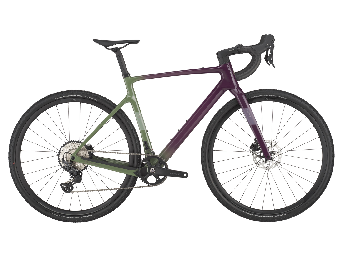 Large Scott Addict Gravel 40 Olivine Green