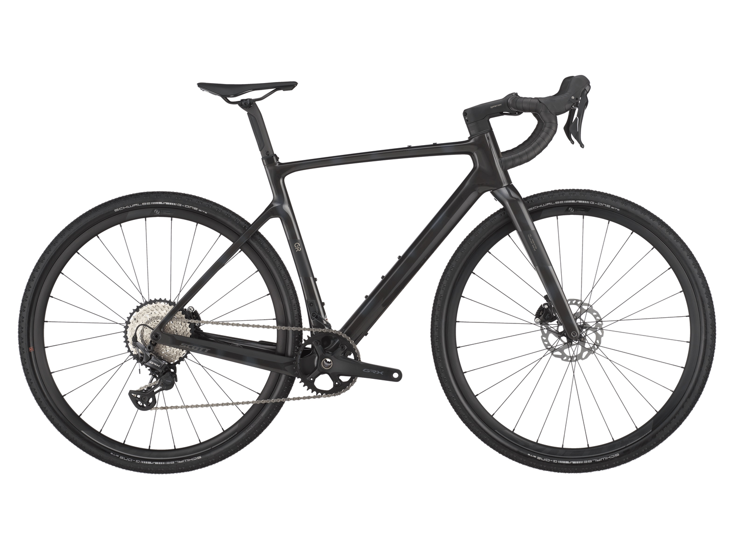 Large Scott Addict Gravel 40 Python Black