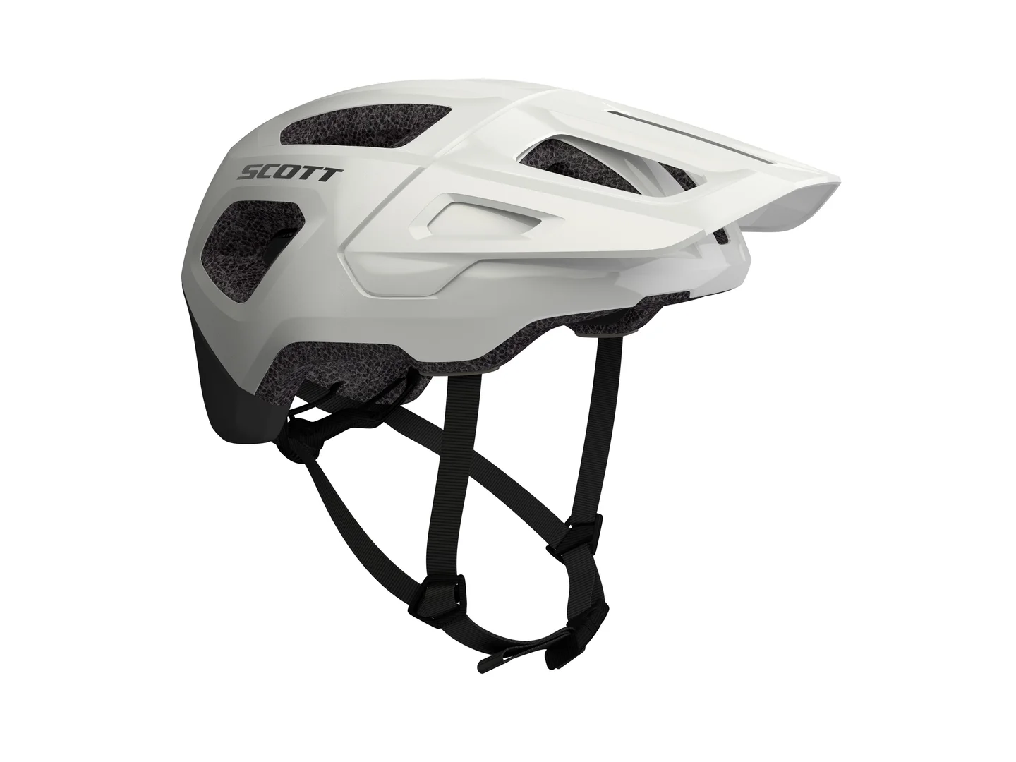 Large Scott Argo Plus Helmet White/Black